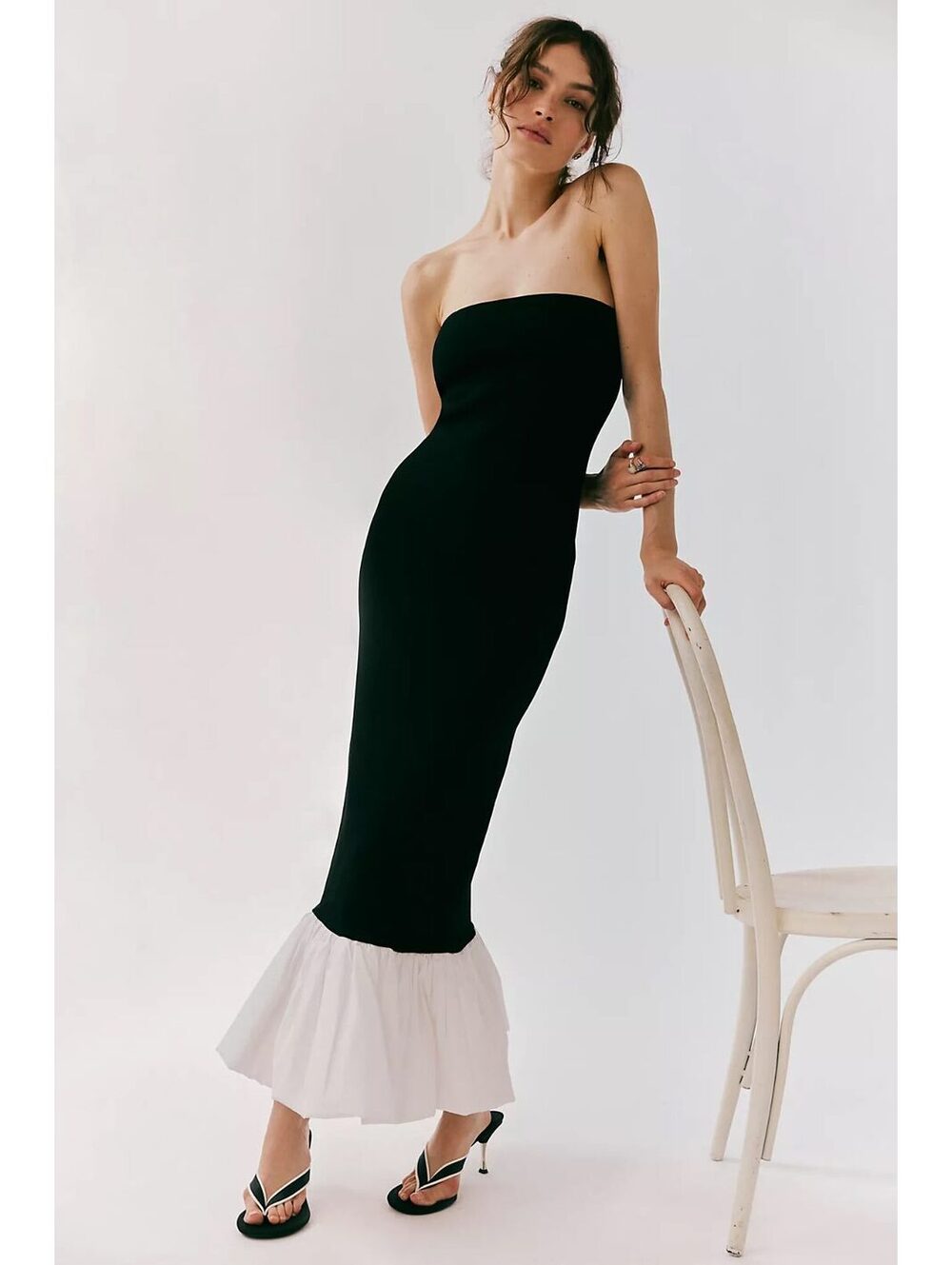 RONNY KOBO Free People strapless Uttara maxi bodycon Dress